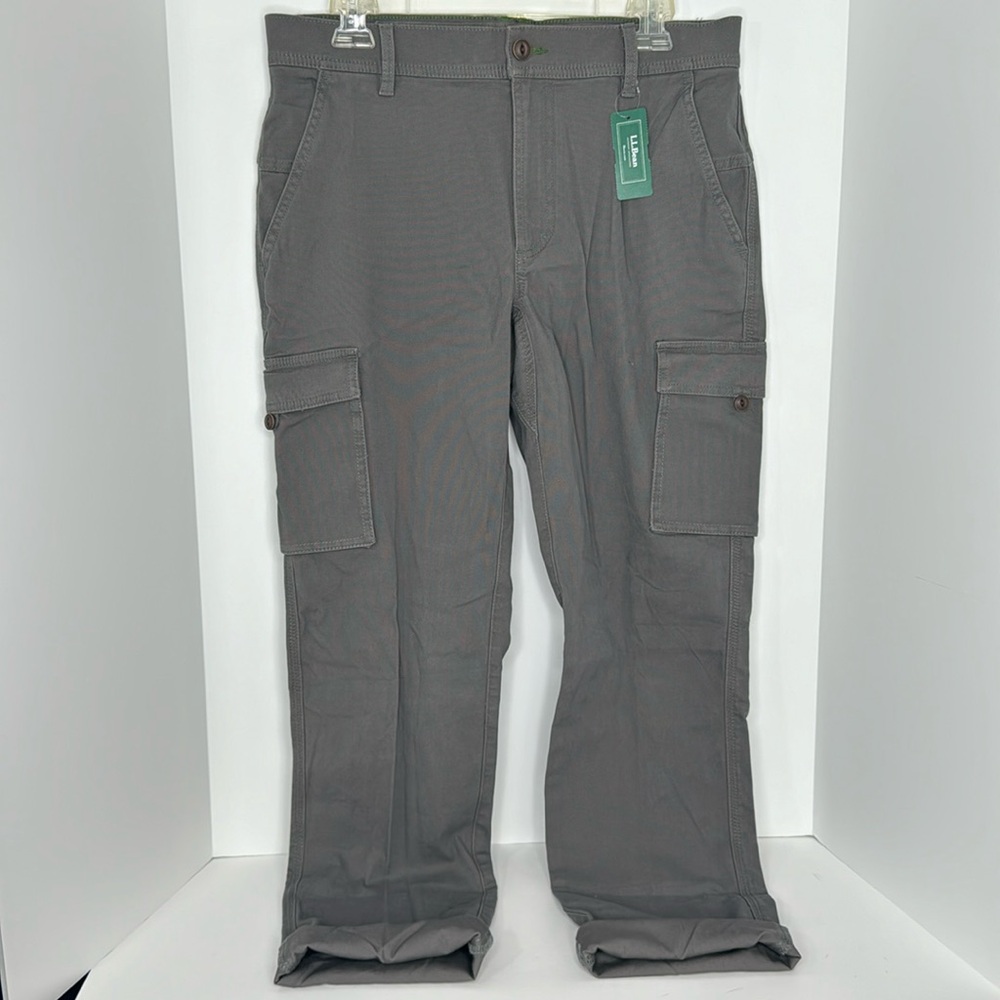 NWT L.L.Bean Cargo Gray Pants